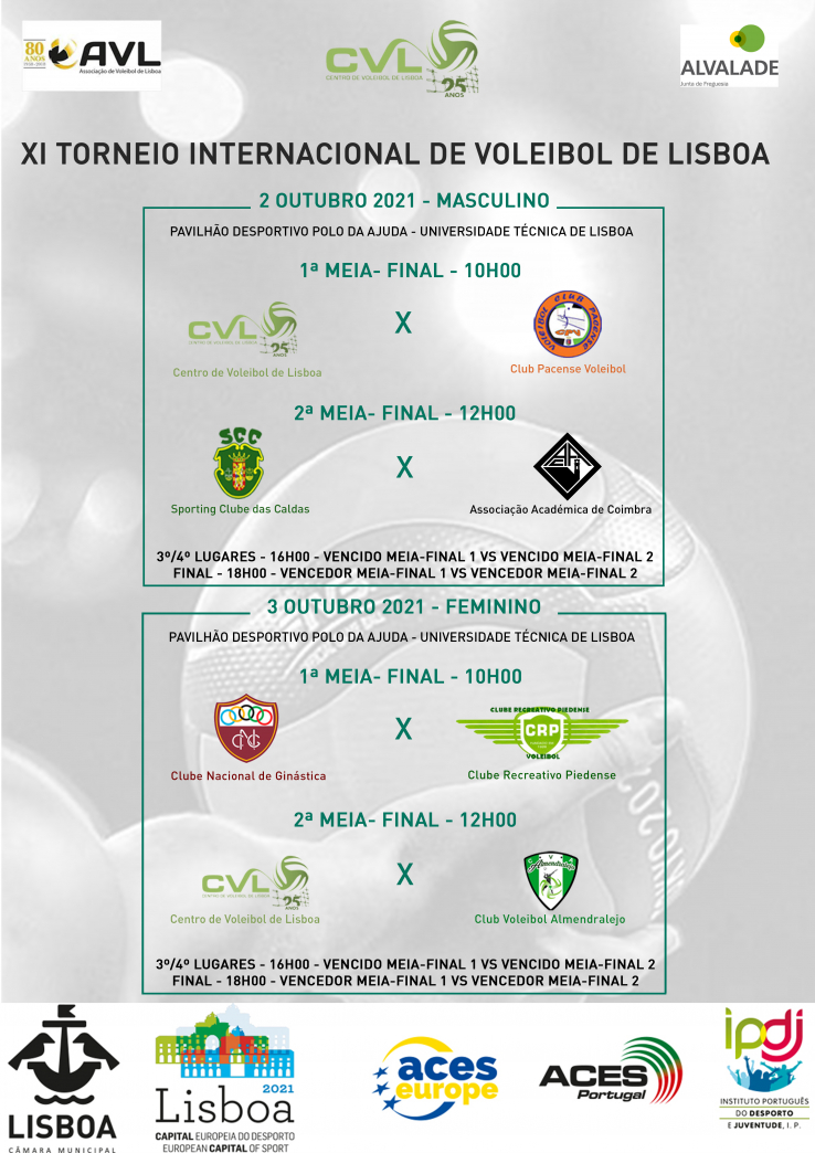 "XI Torneio Internacional de Voleibol de Lisboa" do CVL