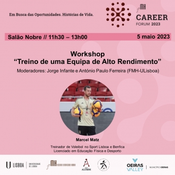 Workshop "Treino de uma Equipa de Alto Rendimento"