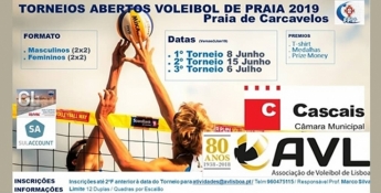 1° Torneio Aberto de Voleibol de Praia neste sábado