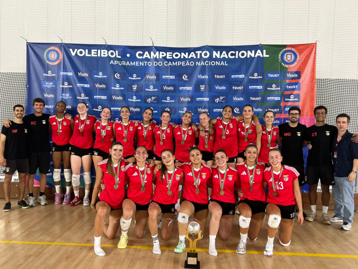 Iniciadas do Sport Lisboa e Benfica são Bicampeãs Nacionais