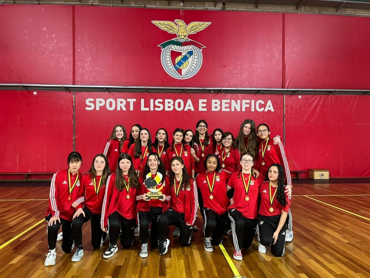 Infantis e Iniciadas do Benfica são Campeãs Regionais 2023/2024