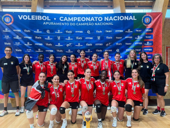 Infantis do Sport Lisboa e Benfica são Campeãs Nacionais