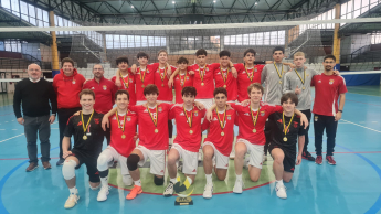 Juvenis Masculinos do Sport Lisboa e Benfica são bicampeões regionais